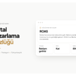 Dijital Pazarlama Sözlüğü kapağı: ROAS teriminin tanım kartı ve reklam getirisi karşılığı