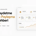 Kaydetme, paylaşım ve erişim sayılarını gösteren Instagram algoritması pano çizimi