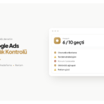 Mayata Vision kapak görseli, Google Ads Sağlık Kontrolü: 5 maddelik denetim listesi, 2 madde geçmiş
