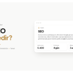 Mayata Vision kapak görseli, SEO Nedir?: SEO teriminin tek cümlelik tanımını ve aylık arama, ilk tıklama, bileşen niteliklerini veren tanım kartı